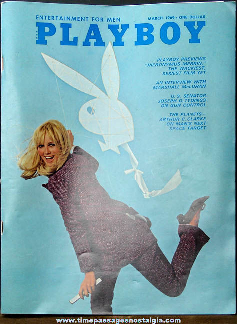 Mens Playboy Magazine March 1969 Issue