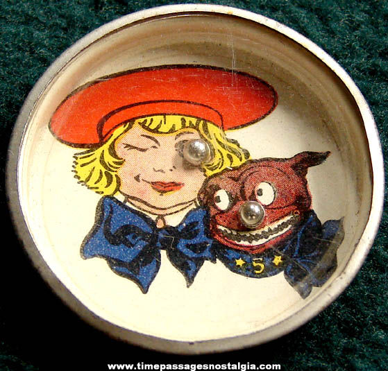 Old Buster Brown & Tige Advertising Premium Dexterity Palm Puzzle