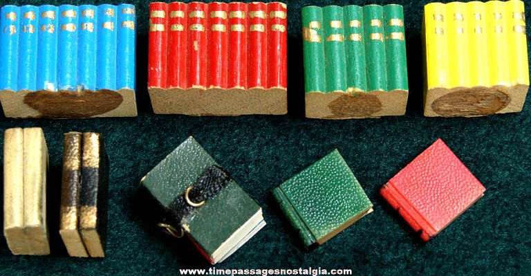(33) Colorful Old Doll House Miniature Books
