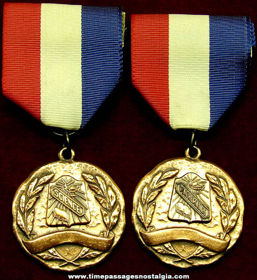 Old Unused Science & Mathematics School Award Medals