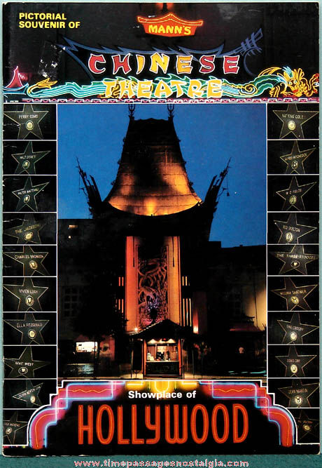 Old Mann’s Chinese Theatre Advertising Souvenir Booklet