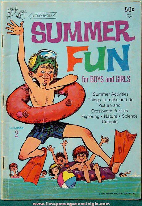 1971 Summer Fun Children’s Activity Magazine