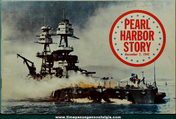 1972 Pearl Harbor Story Tourist Souvenir Guide Book