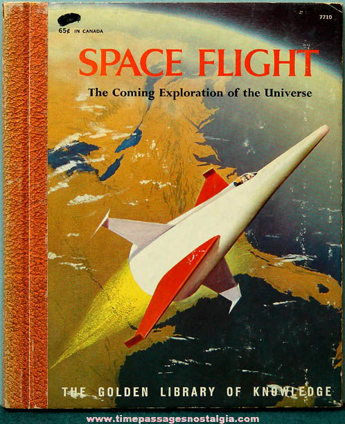 1959 Space Flight Golden Library of Knowledge Children’s Book