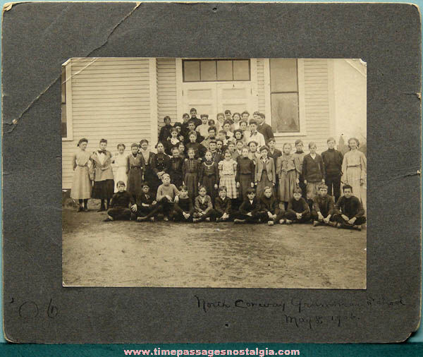1906 North Conway New Hampshire Grammar School Photograph