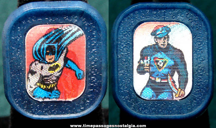 1960s Batman & Captain Action Character Toy Flicker Ring