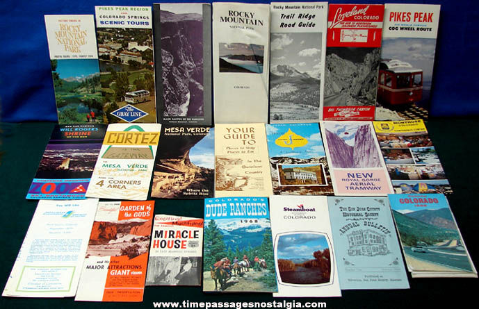 (21) State of Colorado Advertising & Souvenir Brochures