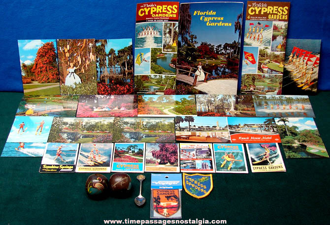 (29) Old Cypress Gardens Florida Advertising & Souvenir Items