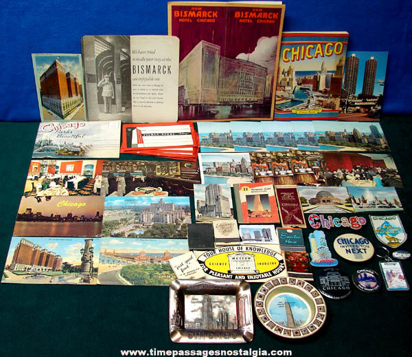 (56) Old Chicago Illinois Advertising & Souvenir Items