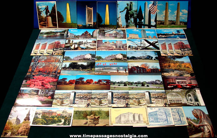(50) Boston Massachusetts Advertising & Souvenir Post Cards