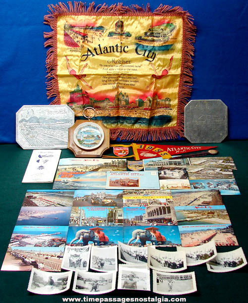 (40) Old Atlantic City New Jersey Advertising & Souvenir Items
