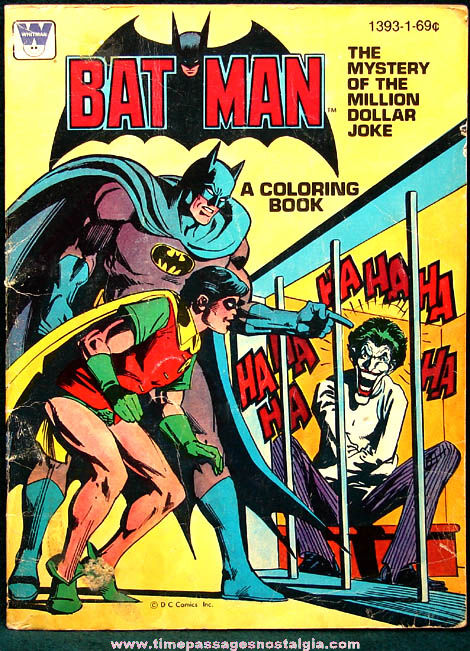 ©1980 Batman & Robin Whitman Coloring Book