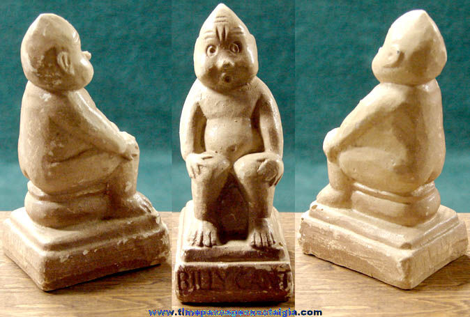 Old Plaster Billy Can’t - Billiken Character Good Luck Figurine