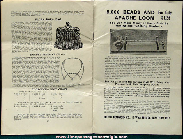 Old Beads and Beadwork Supplies United Beadwork Company Catalog