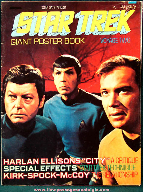 ©1976 Star Trek Character Giant Poster Book