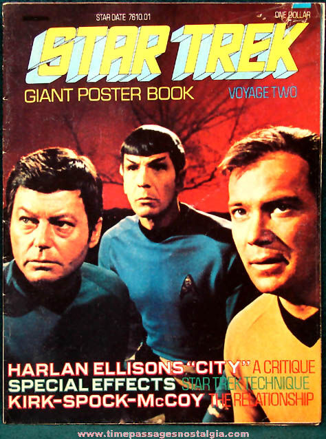 1976 Star Trek Character Giant Poster Book