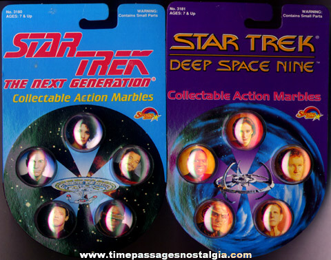 (2) Unopened Sets of 1993 Star Trek Character Marbles