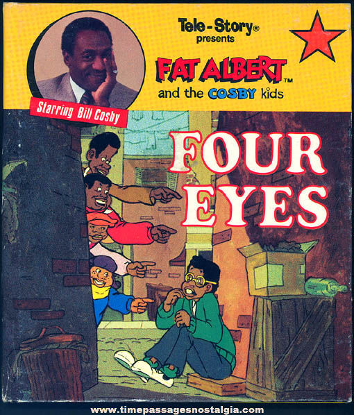 1985 Bill Cosby Fat Albert & The Cosby Kids Four Eyes Hard Back Book