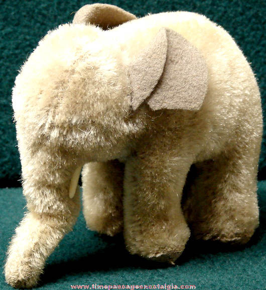 Small Old Steiff Toy Elephant Doll Figure