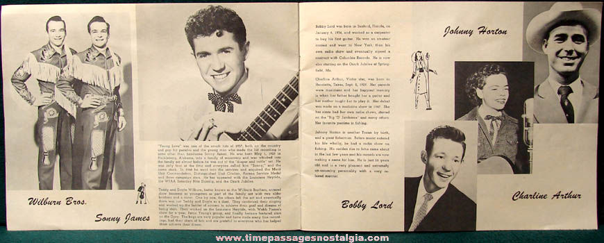 ©1957 Thurston Moore Hillbilly and Western Scrapbook 1958 Edition