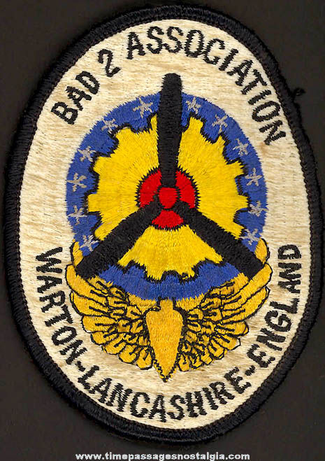 Old Bad 2 Association Warton Lancashire England Embroidered Cloth Patch