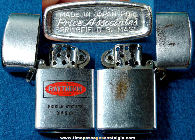 Old Raytheon Missile Systems Advertising Price Associates Cigarette Lighter