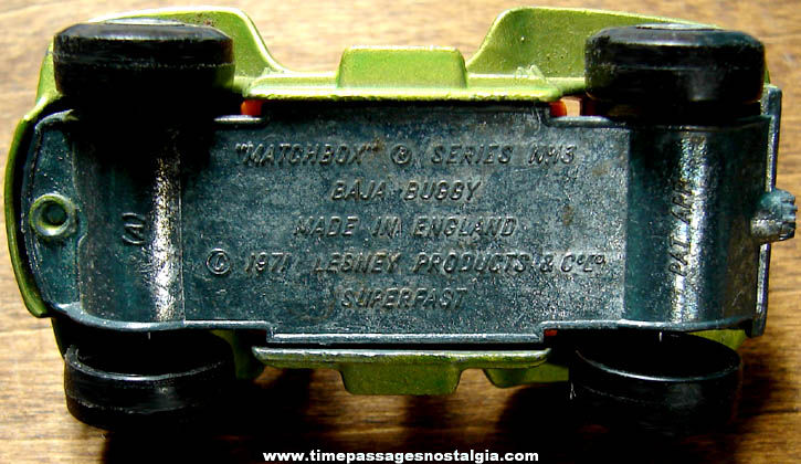©1971 Lesney Matchbox Baja Buggy Superfast Die Cast Toy Car