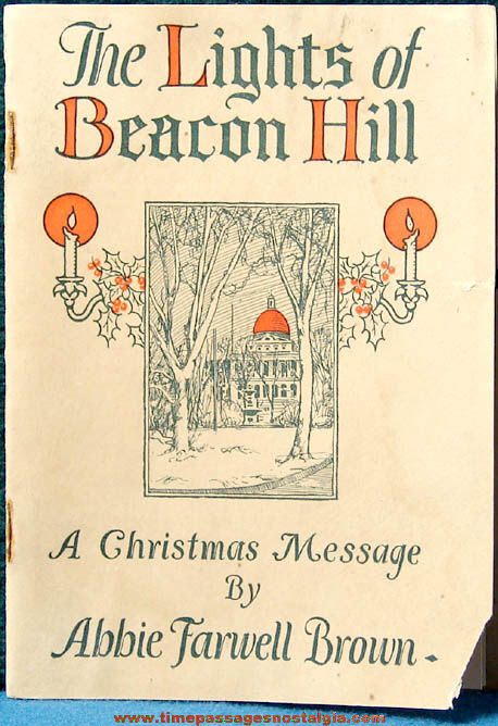 1922 The Lights of Beacon Hill - A Christmas Message Booklet