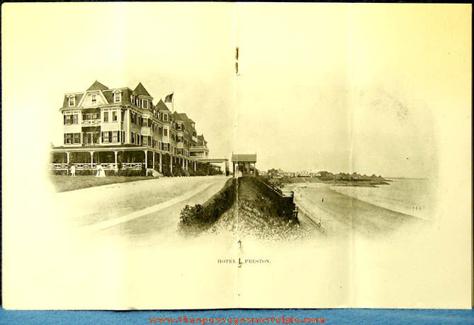 Old Hotel Preston Beach Bluff Massachussets Advertising Souvenir Booklet