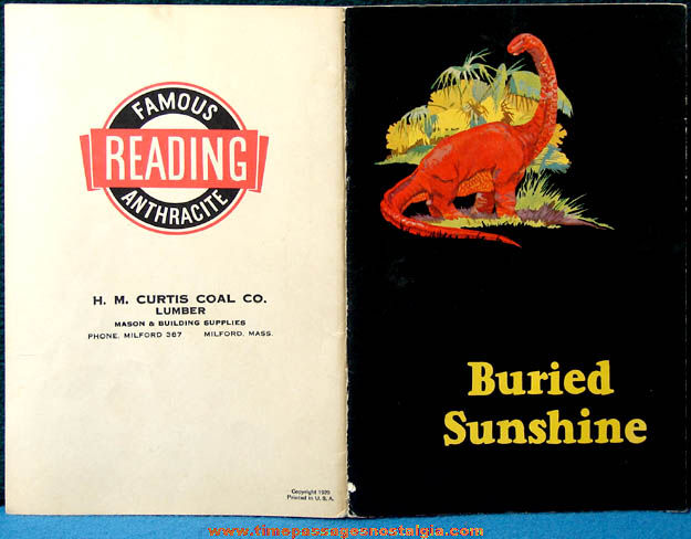 Colorful 1929 Philadelphia & Reading Coal & Iron Company Advertising Premium Booklet