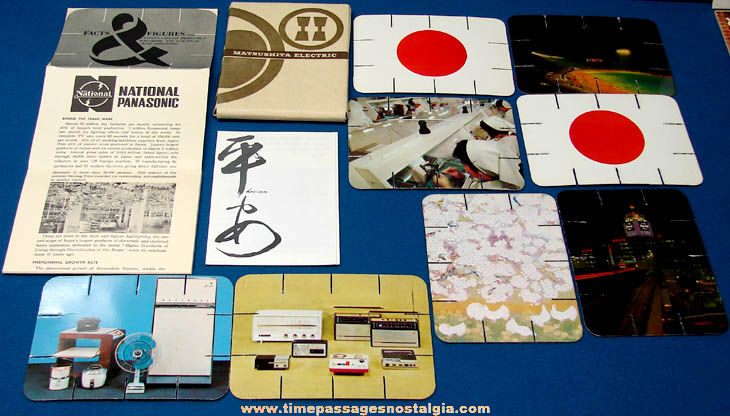 1964 - 1965 New York World’s Fair Japan Pavilion Exhibit National Panasonic Advertising Brochure Packet
