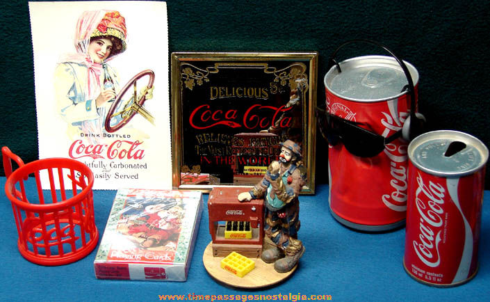 (7) Different Coca Cola Soda Advertising Items
