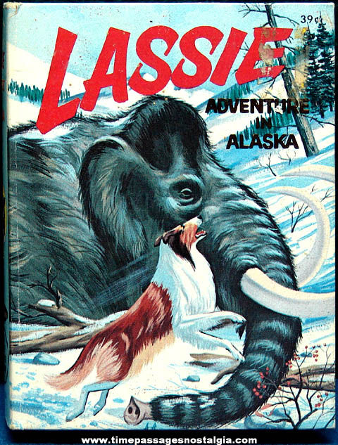 1967 Lassie Adventure In Alaska Whitman Big Little Book
