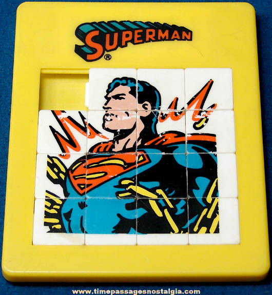 Colorful 1978 Superman Character Slide Puzzle