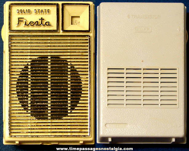 Old Topp Solid State Fiesta 6 Transistor AM Radio