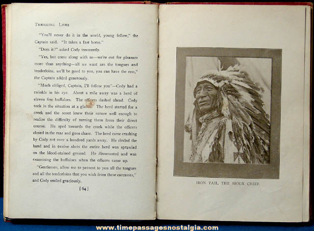 1911 Thrilling Lives of Buffalo Bill and Pawnee Bill Book