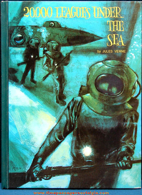 1968 20,000 Leagues Under The Sea Jules Verne Hard Back Book