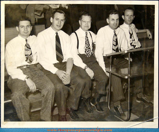 (3) Different Large Old Black & White Bowling Team Photographs