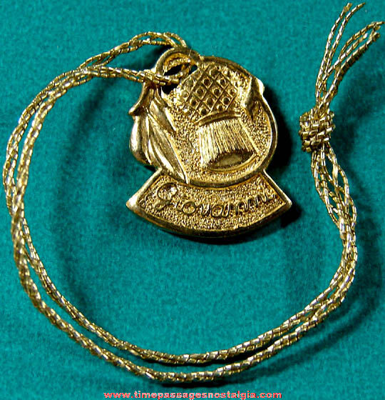 Old Giovanni Jewelry Advertising Metal Charm Tag