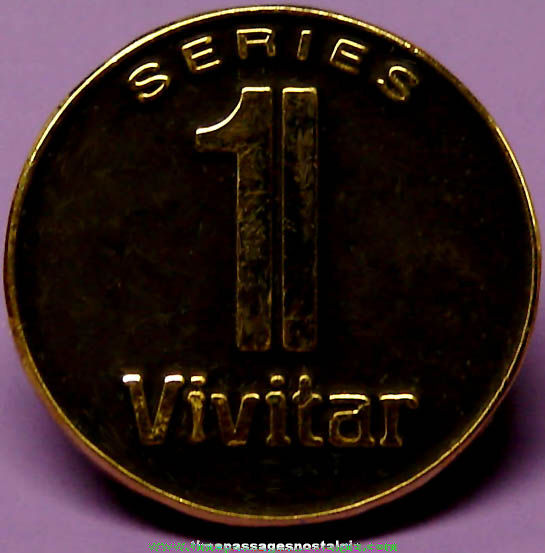 Old Vivitar Camera Series 1 Advertising Brass Pin