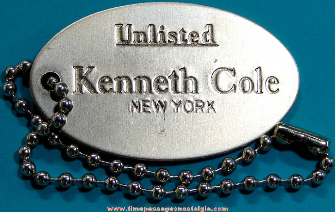 Unused Kenneth Cole New York Advertising Premium Key Chain