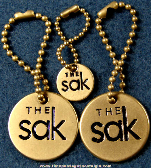 (3) The Sak Purse Advertising Premium Key Chains