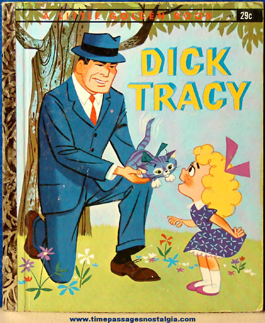 1962 Dick Tracy Character Little Golden Book