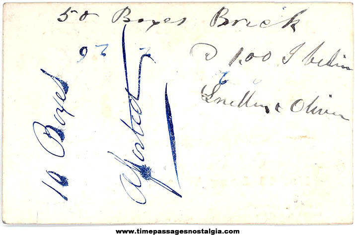1800s Snelling & Oliver West India Goods Boston Massachusetts Advertising Business Card