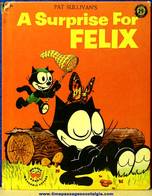 1959 Pat Sullivan’s A Surprise For Felix, Felix The Cat Wonder Book