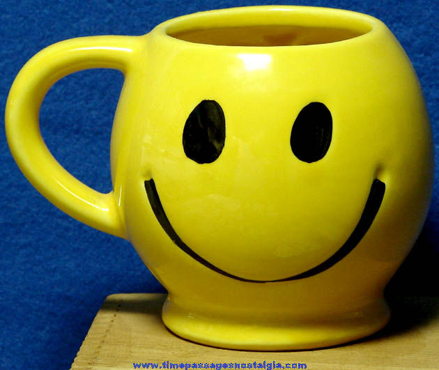 Colorful Old McCoy Smile Face Ceramic Coffee Mug