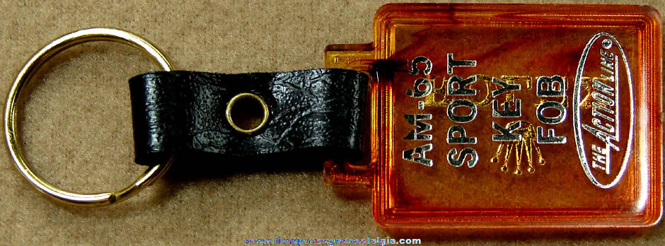 Old Rolex Watch Advertising Premium Action Line Salesman Sample Key Ring