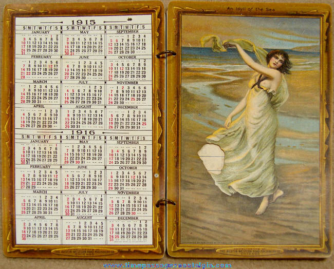 1915 Austin Western Road Machinery Company Advertising Premium Calendar Note Book
