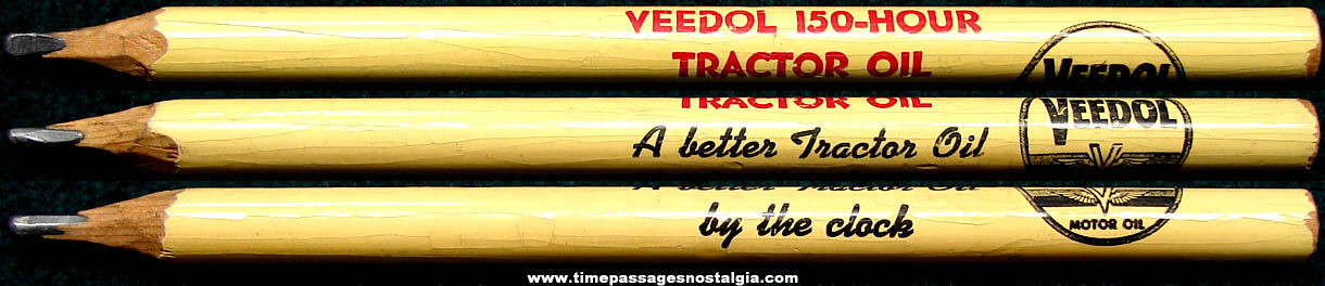 Old Veedol Tractor Motor Oil Advertising Premium Pencil