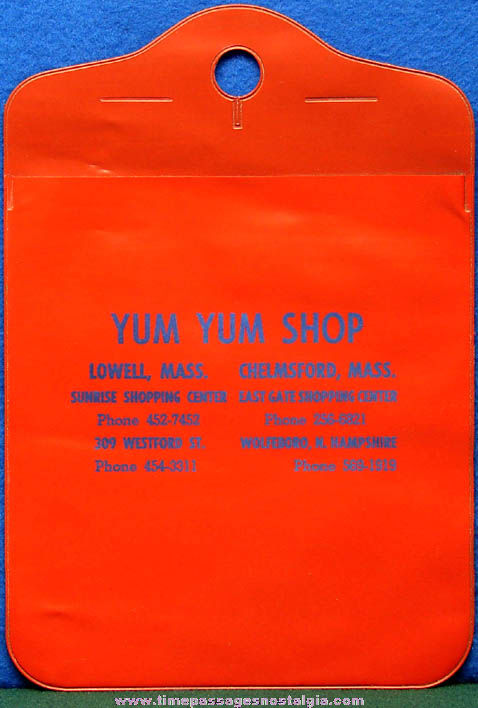 Old Unused Yum Yum Shop Advertising Premium Vinyl Auto Garbage Bag
